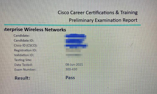06-08 Cisco 300-430 pass