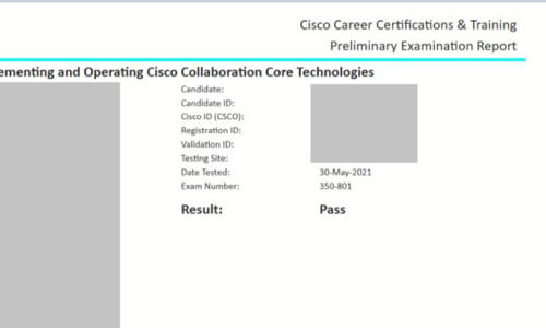 05-30 Cisco 350-801 pass