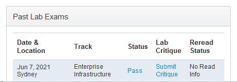 06-07 Latest CCIE EI Lab Pass