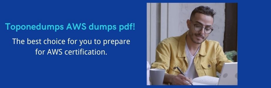 Toponedumps AWS dumps pdf, the best choice for you to prepare for AWS certification